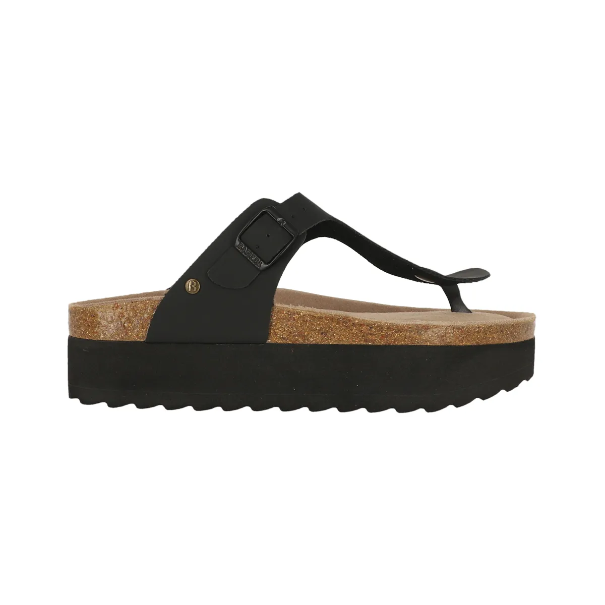 BAMERS - Sandalia Mujer Bamers Kend Capri High  Negro