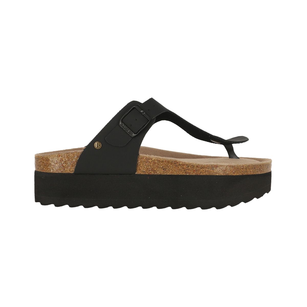BAMERS - Sandalia Mujer Bamers Kend Capri High  Negro