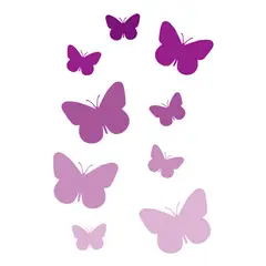 GENERICO - STENCIL MARIPOSAS 21X15CM