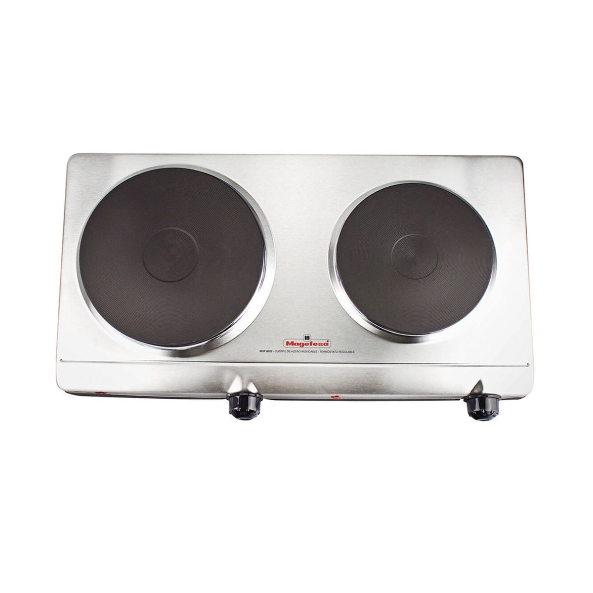 MAGEFESA - Cocina Eléctrica Magefesa Dinamic Inox Duo Mgf 8022