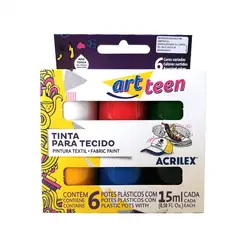 GENERICO - SET PINTURA GENERO 6 COLORES 15 ML