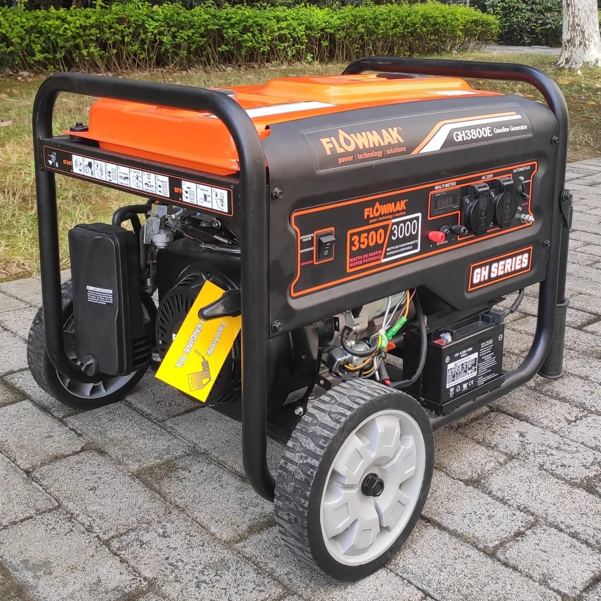 FLOWMAK - Generador Electrico 3300w A Gasolina Gh3800e 220v