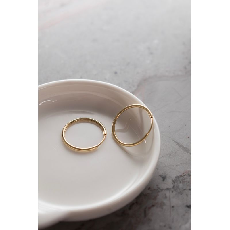 MODAS LILLO - Argolla 2.5 cm Oro 18k Joyas Lillo