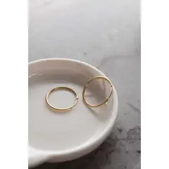 MODAS LILLO - Argolla 2.5 cm Oro 18k Joyas Lillo