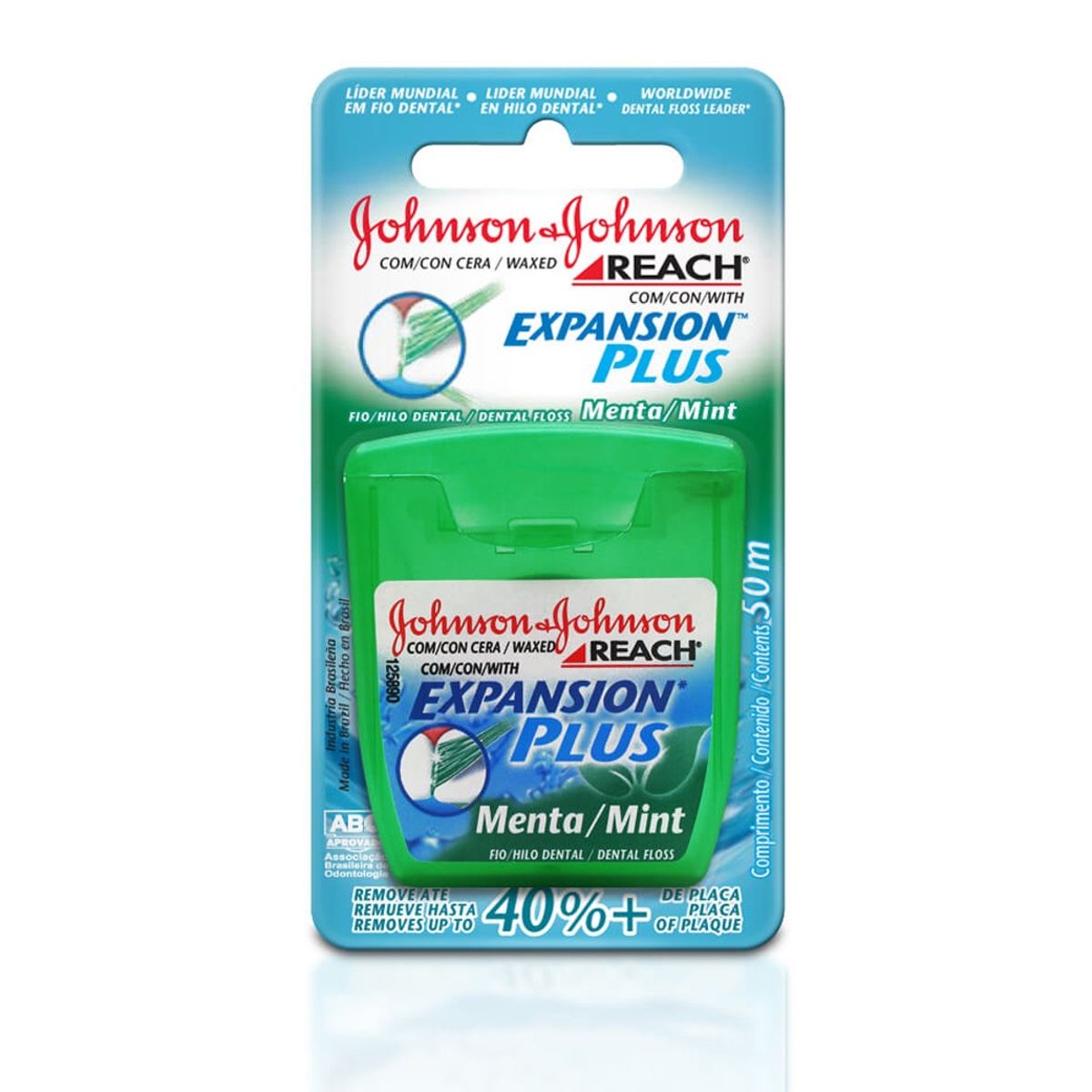 JOHNSON AND JOHNSON - Pack 4 Seda Dental Johnson Y Johnson Reach Menta 50 Mts