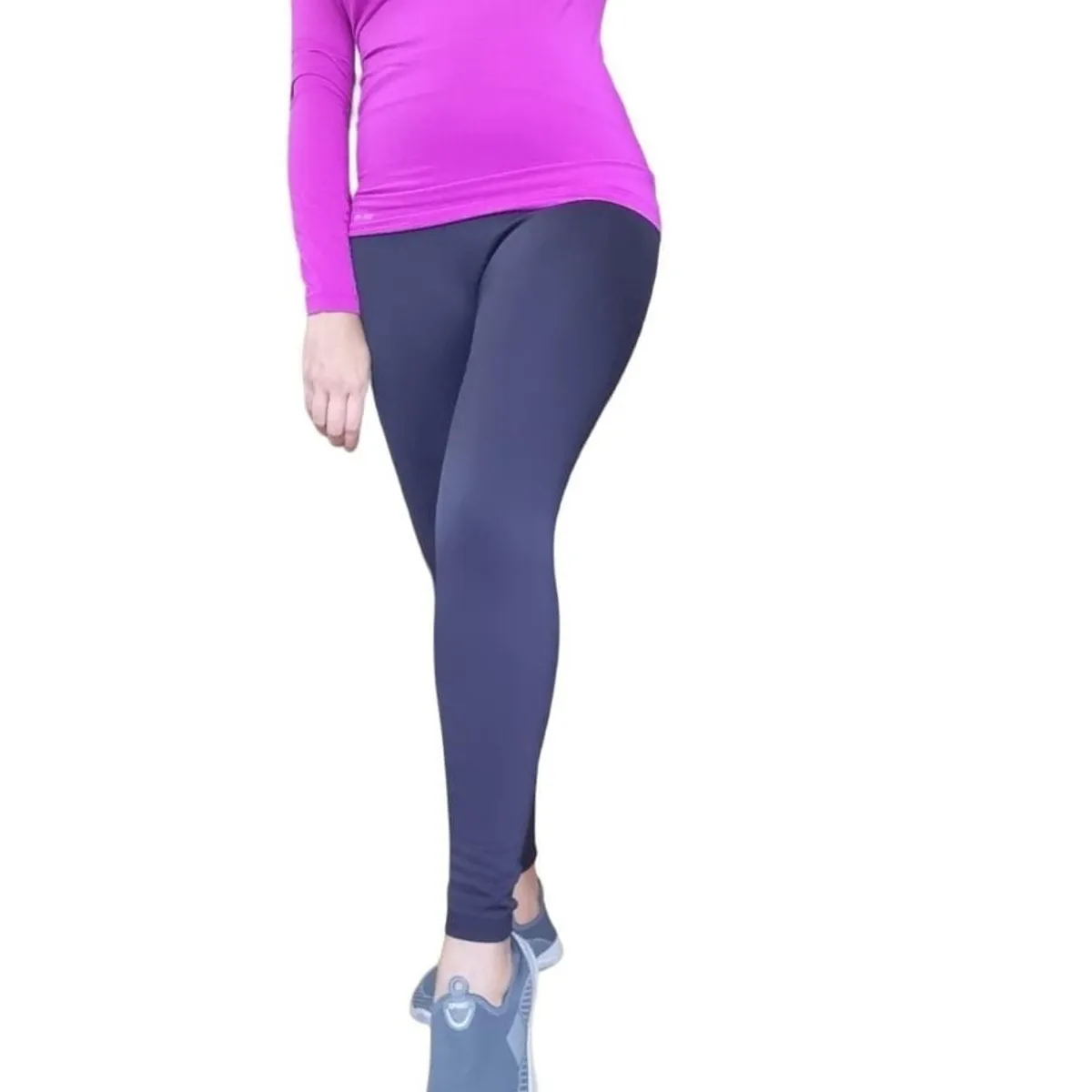 AGW - Pack 3 Calzas Sin Costuras Mujer Forrada Polar