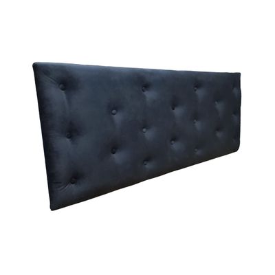 Imagen 2 del producto Respaldo 2 Plazas Negro Felpa Muebles Rimar