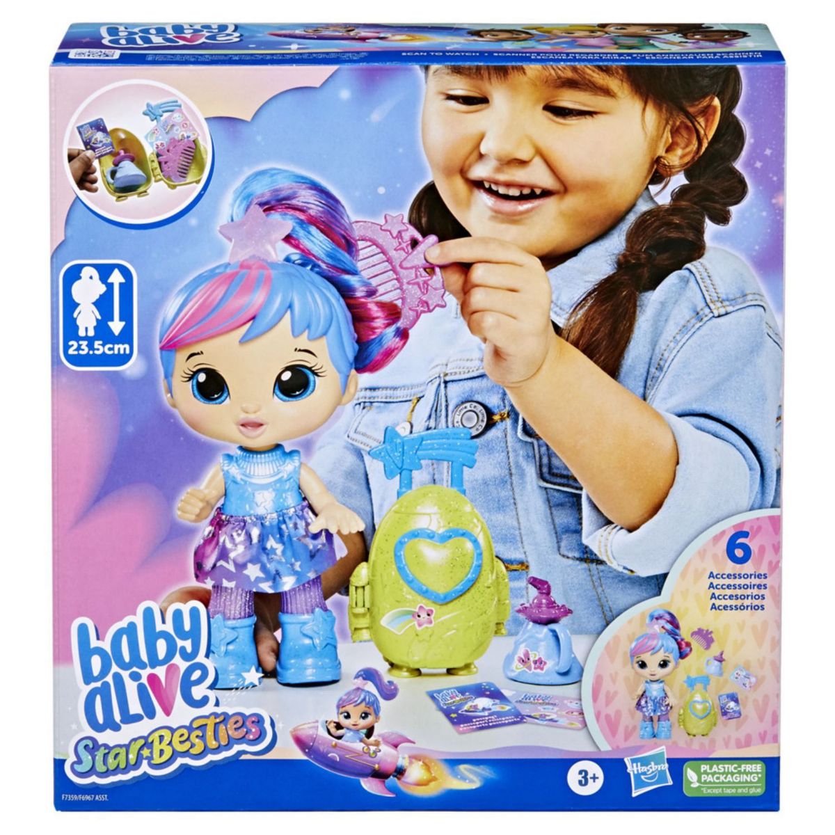 BABY ALIVE - Muñeca Baby Alive Star Besties Stellar Skylar