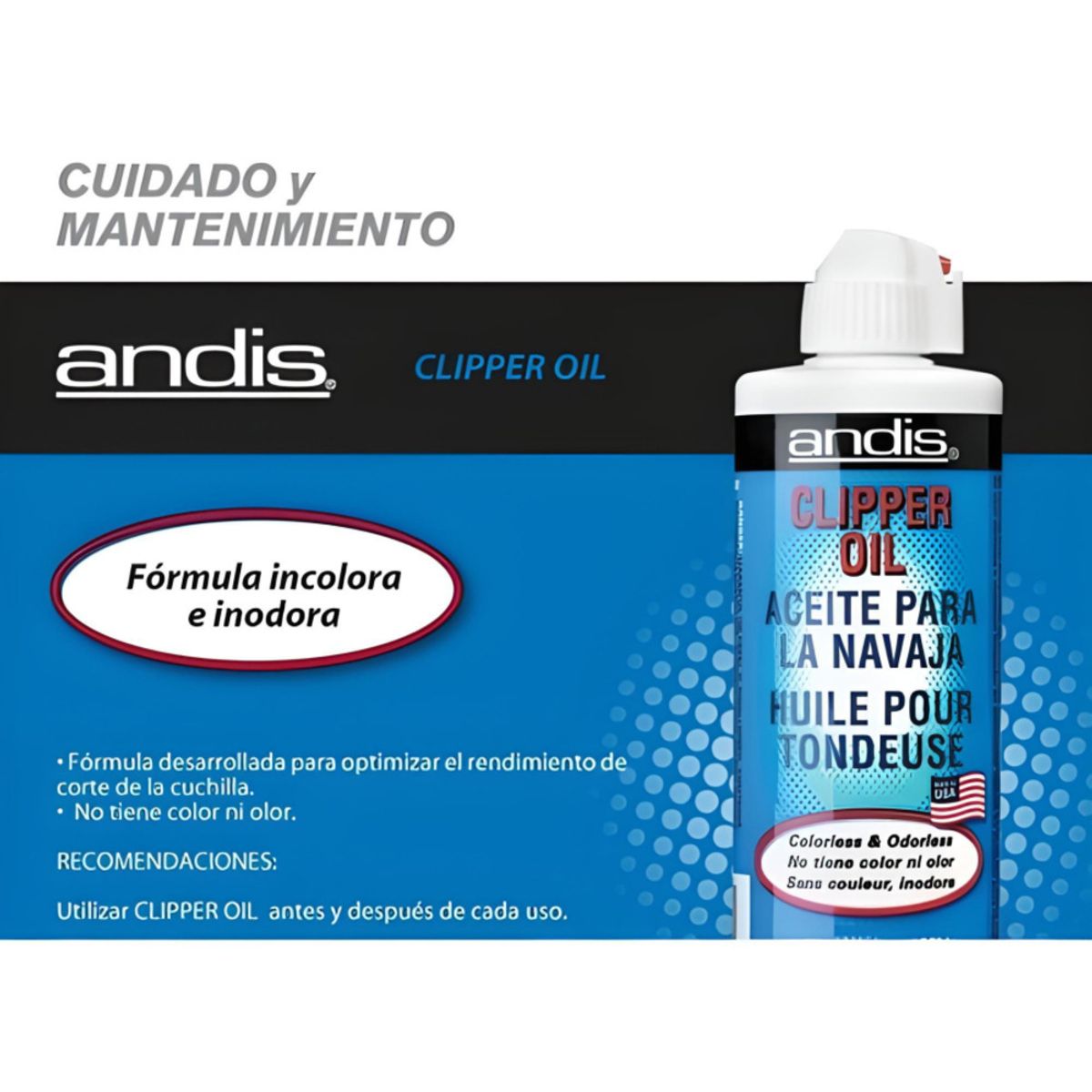 ANDIS - Clipper Oil Aceite Andis