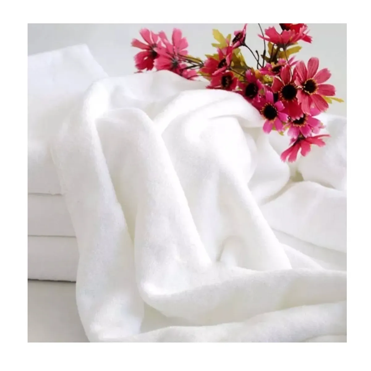 ANNI STAR - X3 Toalla De Baño Algodón 14075 blanco