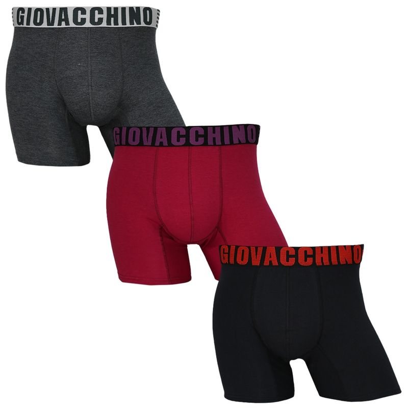 GIOVACCHINO - Pack de 3 Boxer Medio Algodón Hombre.