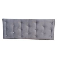 Respaldo 2 Plazas Gris Felpa Muebles Rimar