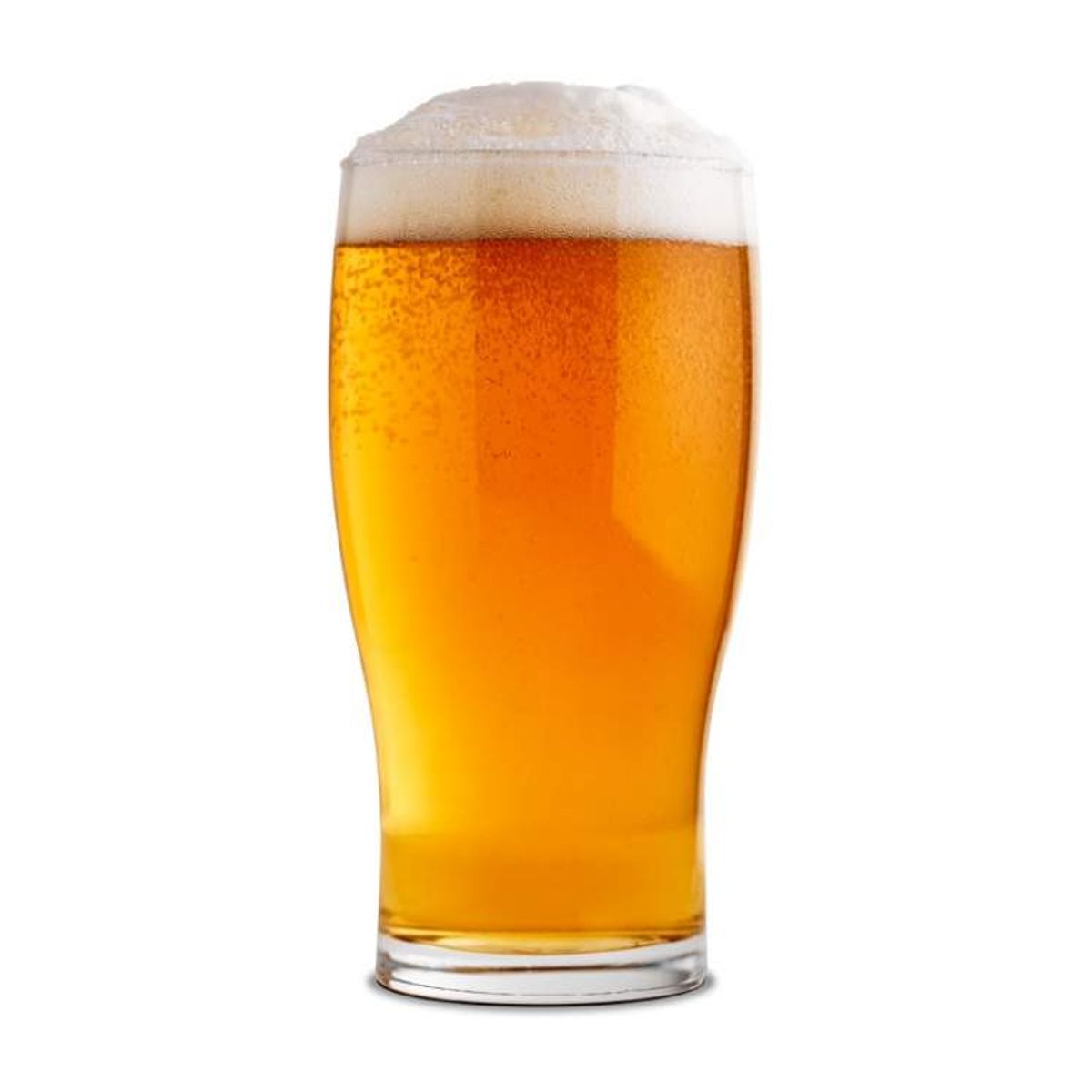 ALLEGRA - Set 4 Vasos Cerveceros Vidrio Modelo Amberes 564ml.