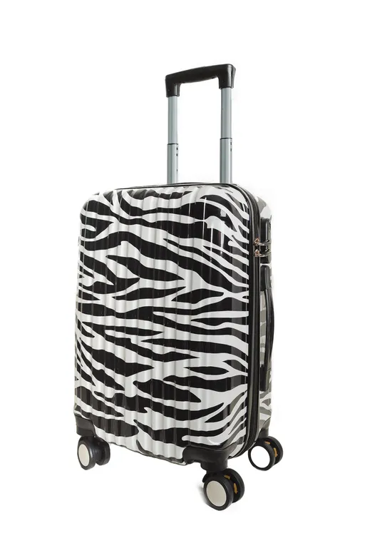 Maleta Cabina Carry On Valija de Mano Animal Print Cebra Multicolor ...