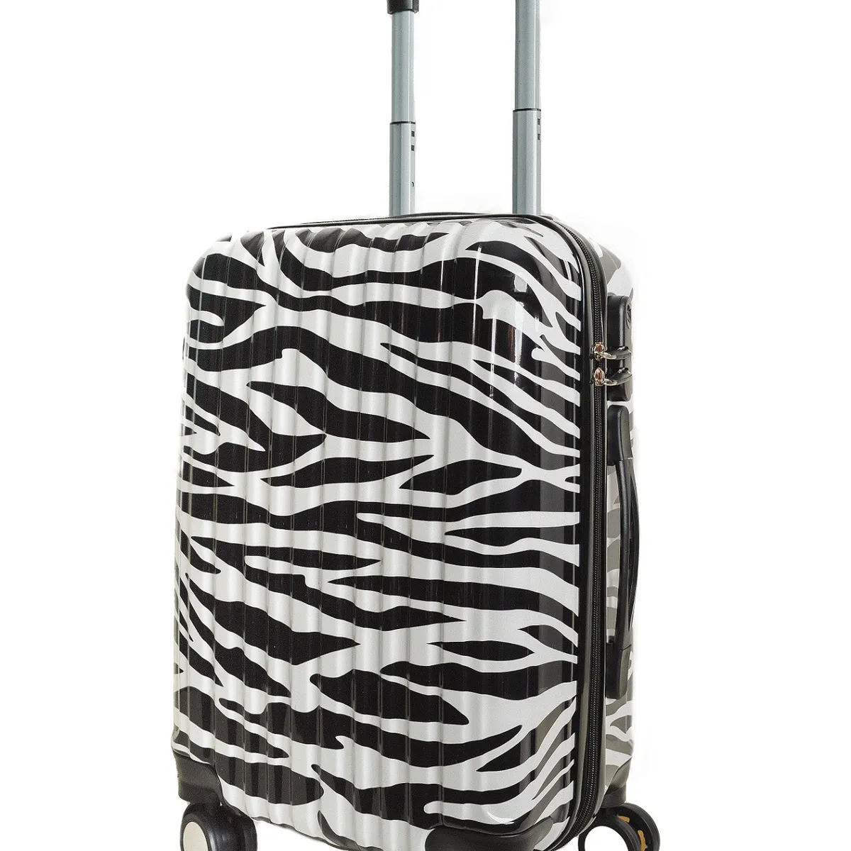 TRAVELWORLD - Maleta Cabina Carry On Valija de Mano Animal Print Cebra Travelworld