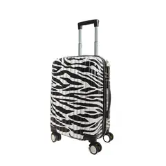 TRAVELWORLD - Maleta Cabina Carry On Valija de Mano Animal Print Cebra