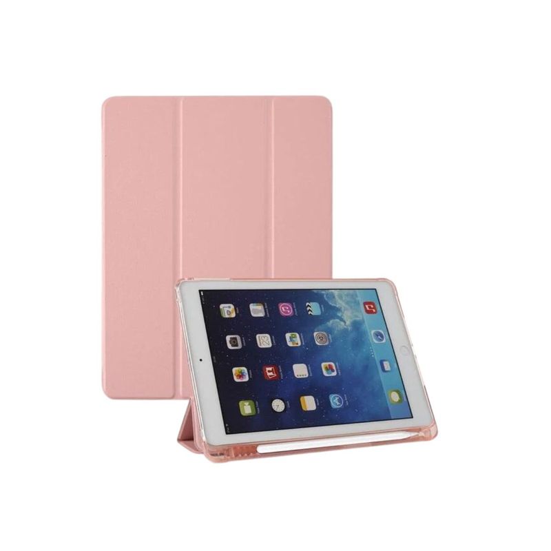GENERICO - Funda smart cover para iPad 9th 10.2 con soporte de lápiz