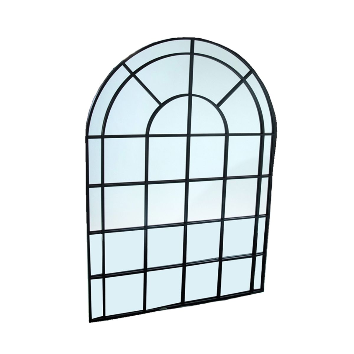 NECTAR - Espejo de arco decorativo marco de metal 100x140x35cm