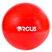 PELOTA DE PILATES 55 CM + INFLADOR ROJO