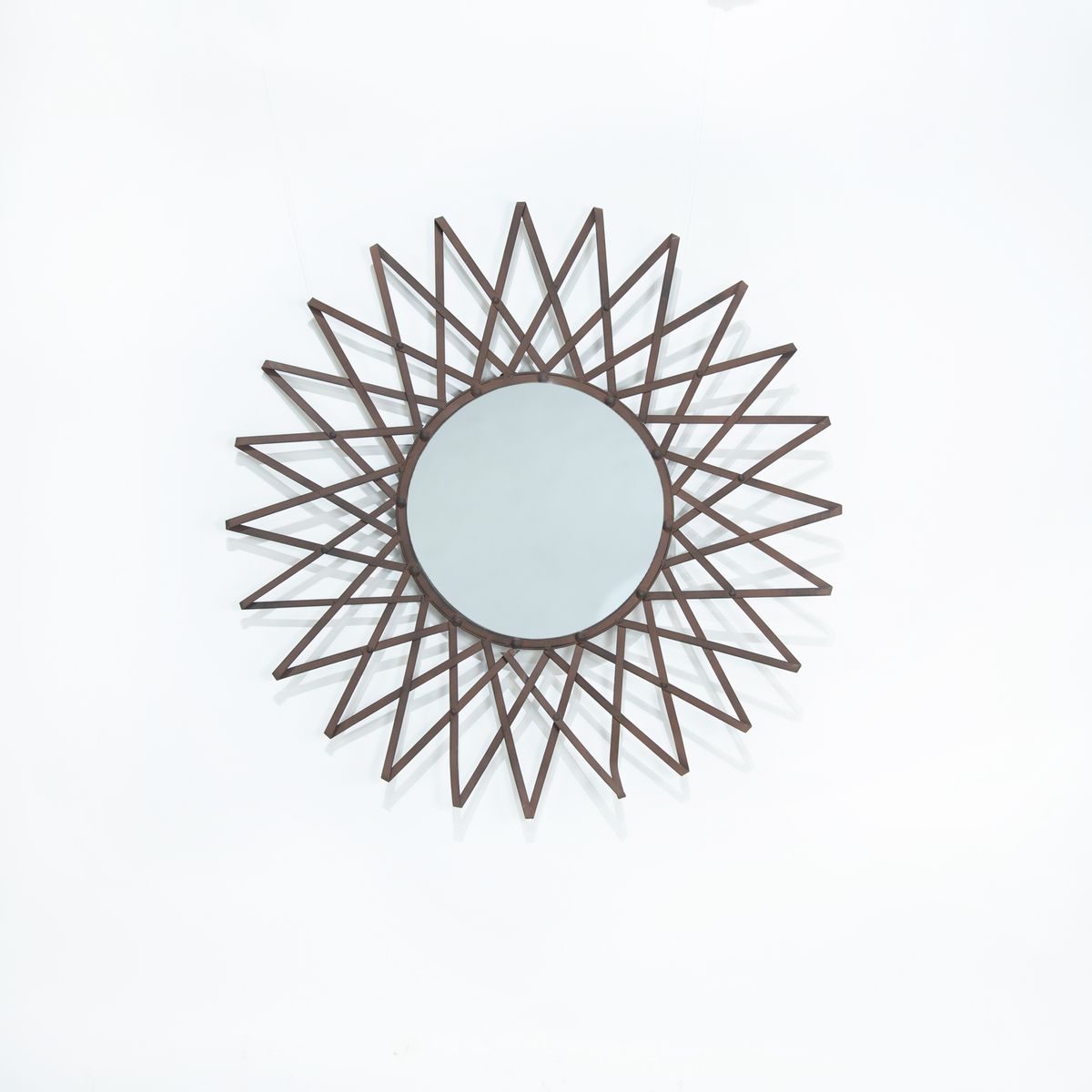 NECTAR - Espejo de Muro Diseño Sol Estilo Industrial Decorativo y Moderno 80 cm