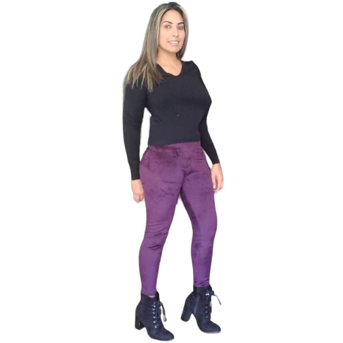 AGW - Pack 3 Calzas Mujer Plush Forrada Polar