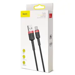 BASEUS - Cable Usb a C Cafule Carga Rápida 2a 3Mts