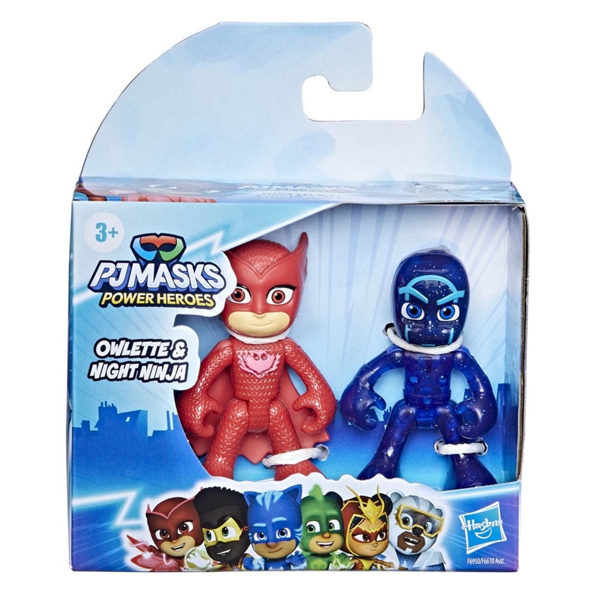 PJ MASKS - Figura de Acción Pj Masks Set Ululette y Ninja Nocturno