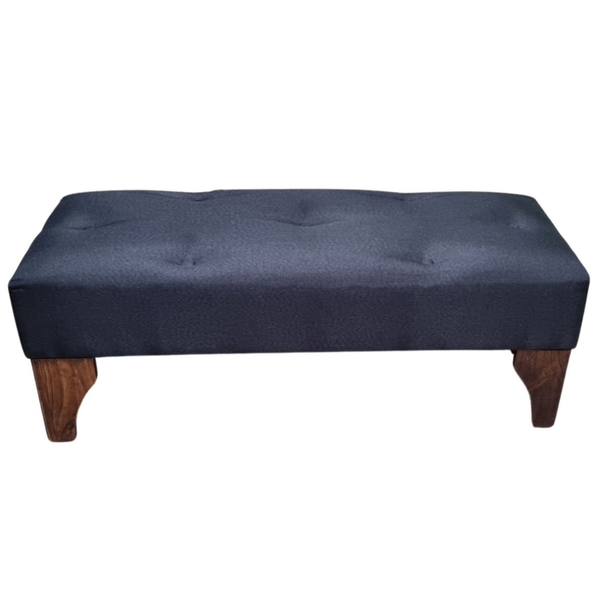 GENERICO - Banqueta Botone Negra Lino 100x40x40 Muebles Rimar