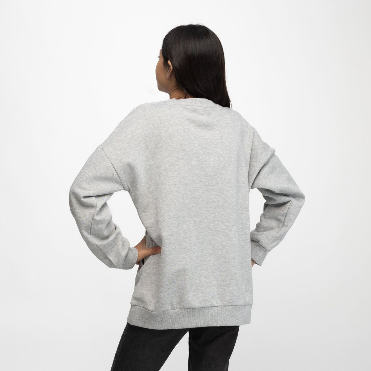 SNOOPY - Poleron Niña Estilo Gris Snoopy