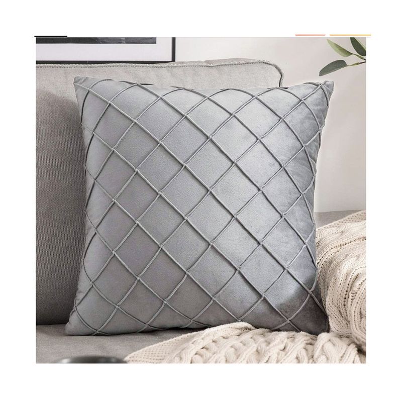 GENERICO - Pack 2 Fundas Decorativas  Diseño Rombo 45x45 cms
