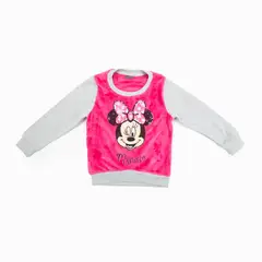 DISNEY - Poleron Niña Minnie Look Fucsia