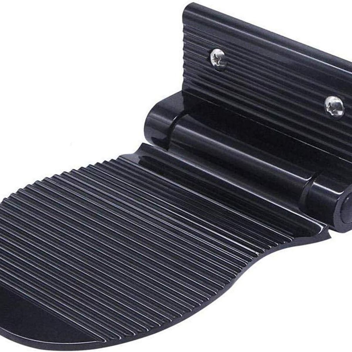 WAKESHOME - Soporte de Pie Para Ducha Reposapie Calzado Negro