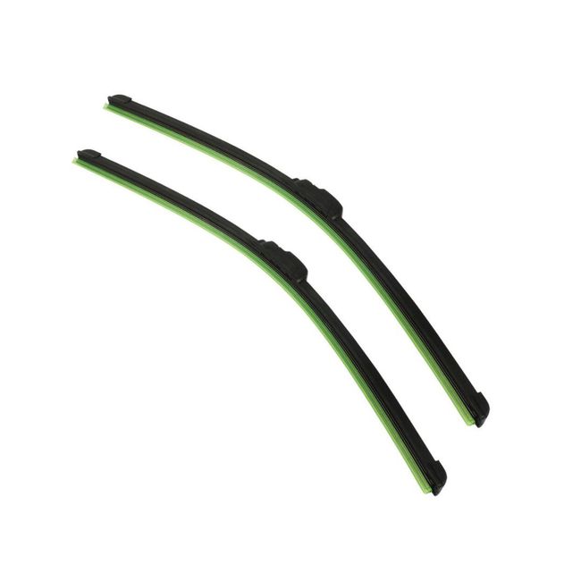 GENERICO - Par Plumillas 22 Pulgadas Limpiaparabrisas Silicona Auto