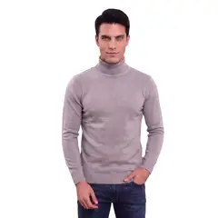 LOOK SHOP - Sweater Tejido Hombre Cuello Subido Beatle. 096