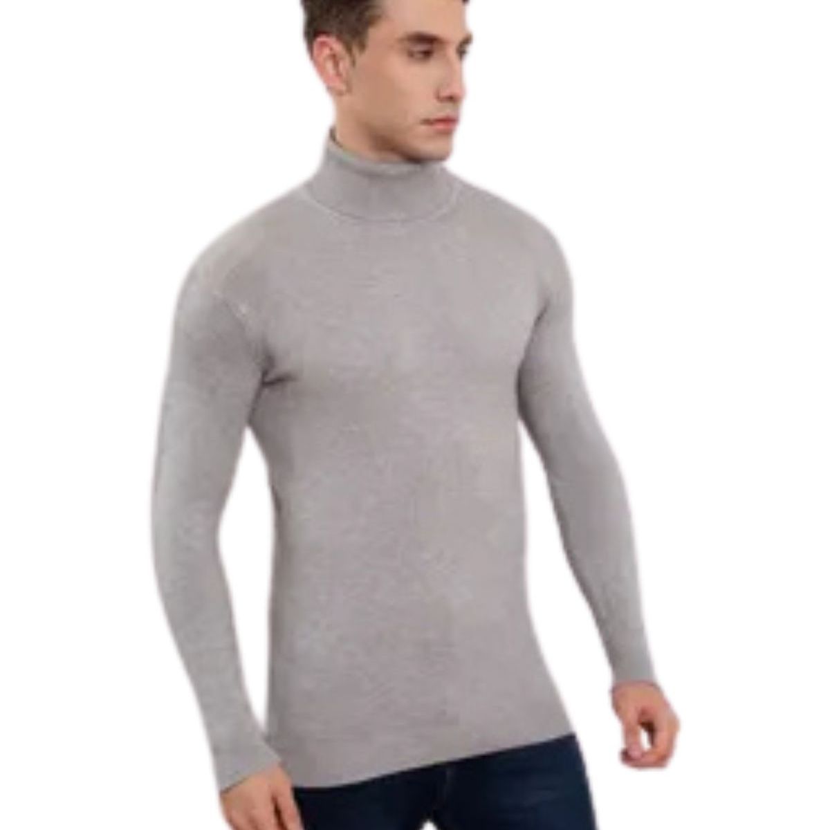 LOOK SHOP - Sweater Tejido Hombre Cuello Subido Beatle. 096