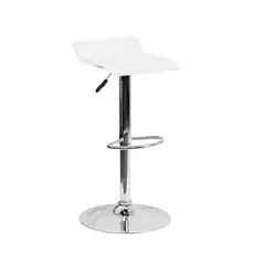 LUMAX - Piso Bar Taburete Rectangular Kai Blanco
