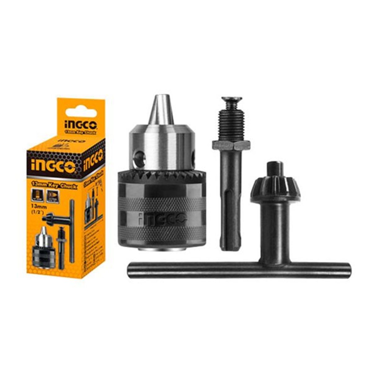 INGCO - Mandril Taladro 13mm  Llave 12 Adaptador Sds Plus Ingco