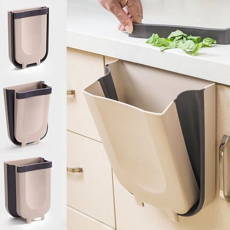 GENERICO - Basurero Plegable para cocina Papelera Cubo de Basura