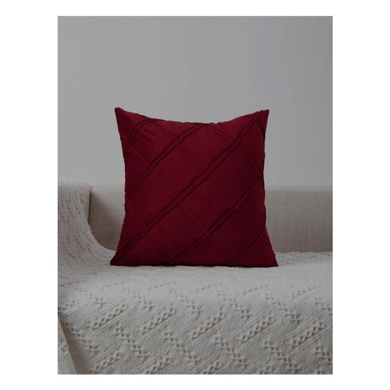 GENERICO - Pack 2 Fundas Decorativas  Diseño Rombo Doble 45x45 cms