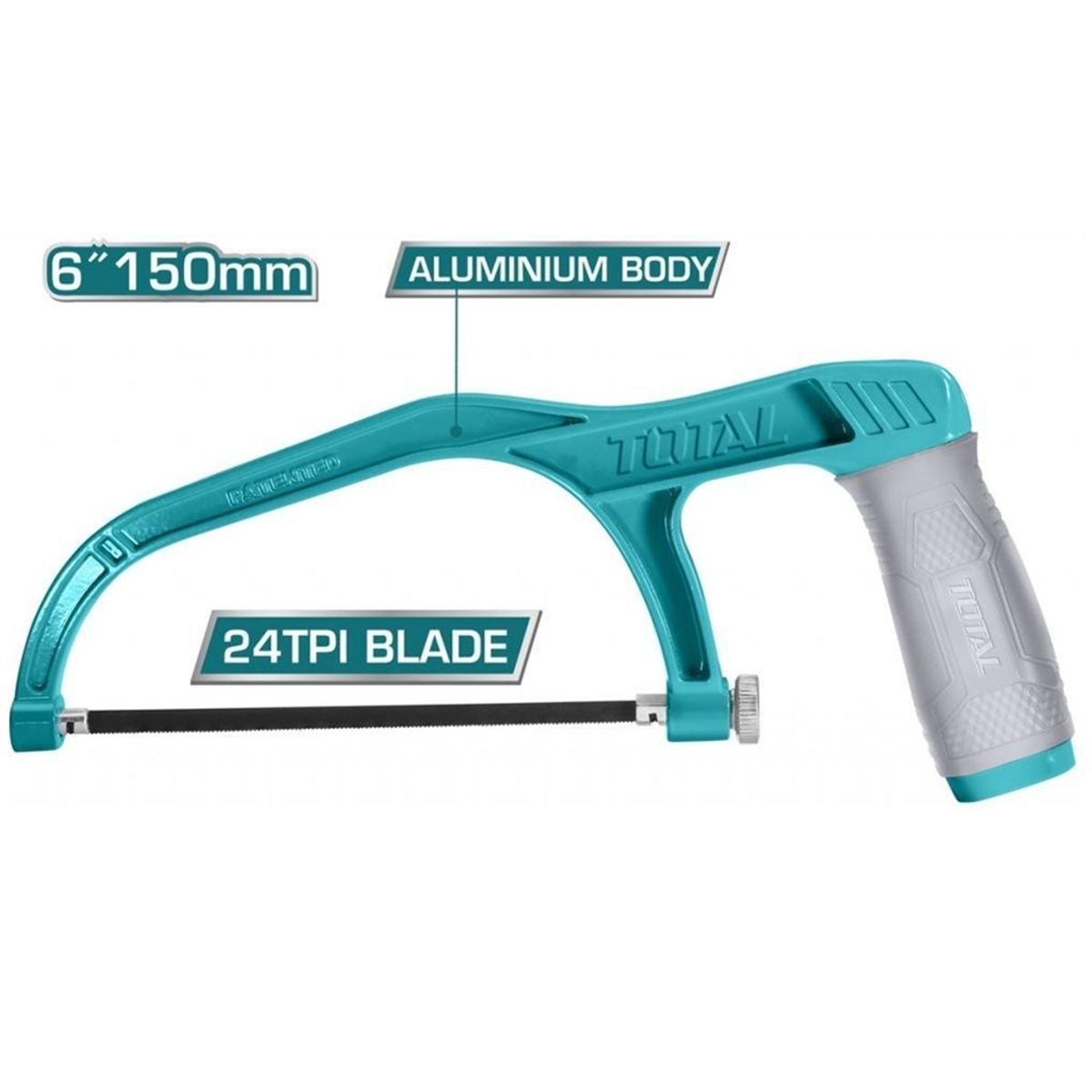 TOTAL TOOLS - Mini Arco De Sierra Para Metales 6 Pulgadas Total Thmhf1503