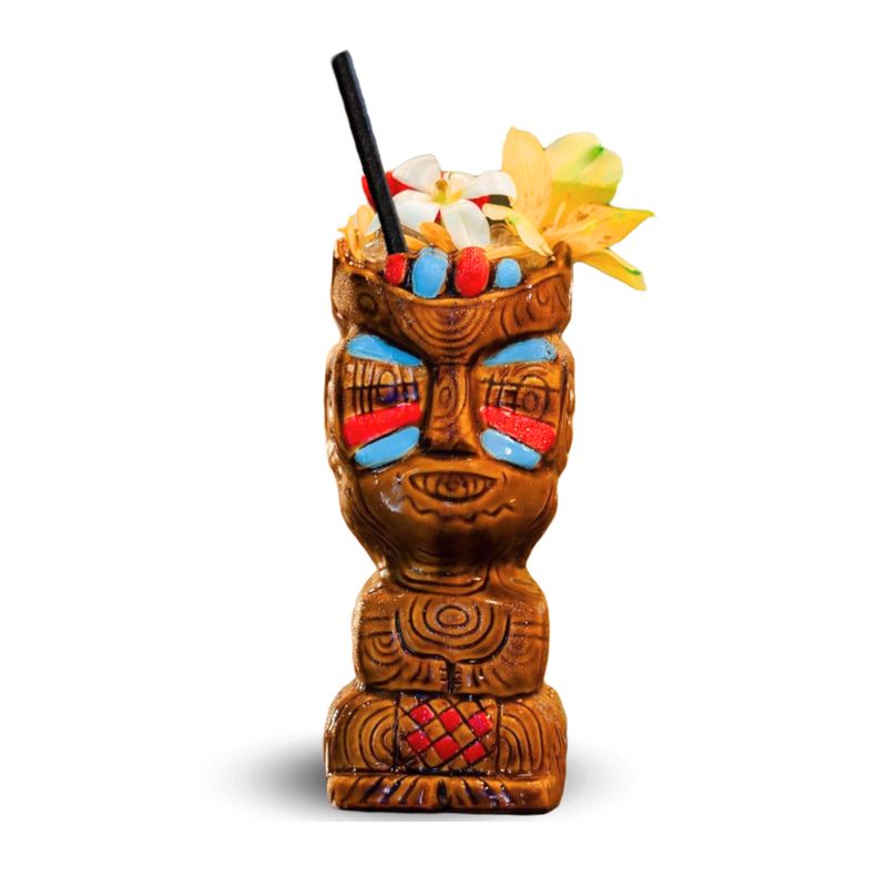 MOOR - Taza Tiki Tótem 400 ML,  Alto 16 cm