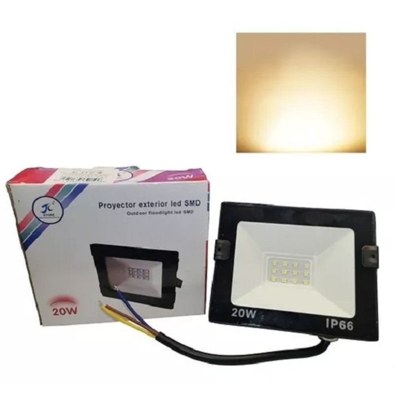 GENERICO - Foco Proyector Led Plano Reflector Multiled 20w Exterior 003156