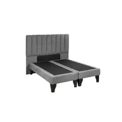 INNOVAMUEBLES - RESPALDO DREAMS + BASE BD 2 PL GRIS
