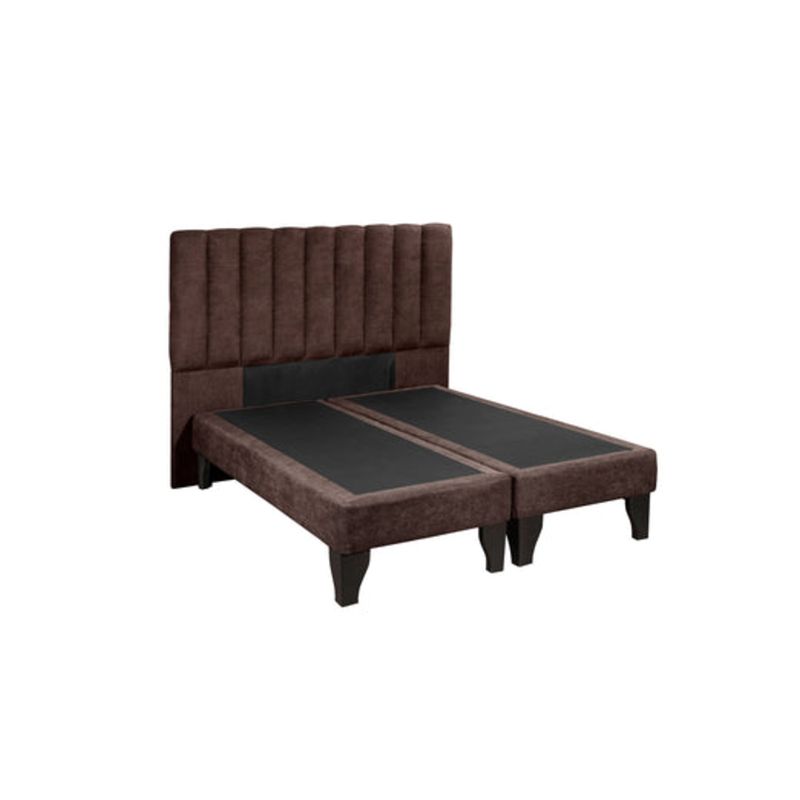 INNOVAMUEBLES - RESPALDO DREAMS + BASE BD 2 PL CHOCOLATE INNOVAMUEBLES