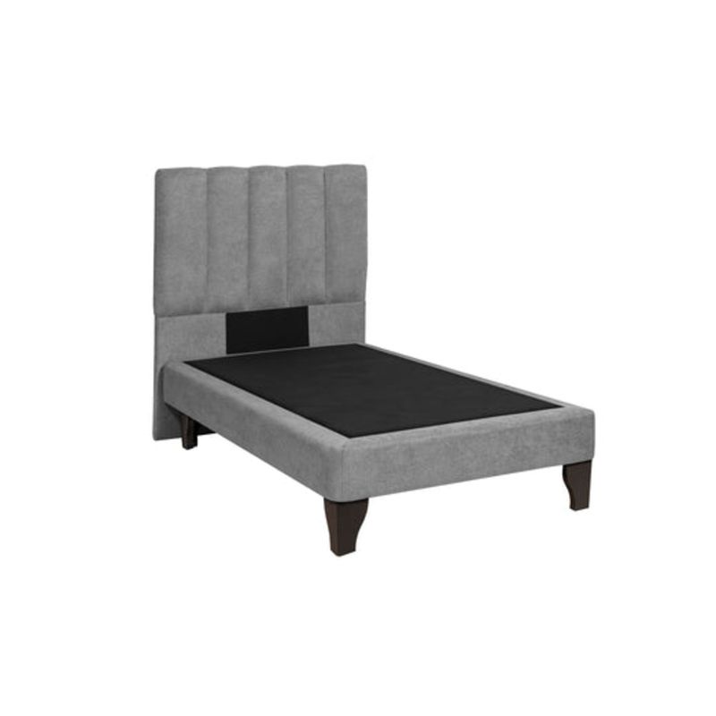 INNOVAMUEBLES - RESPALDO DREAMS + BASE 1,5 PL GRIS INNOVAMUEBLES