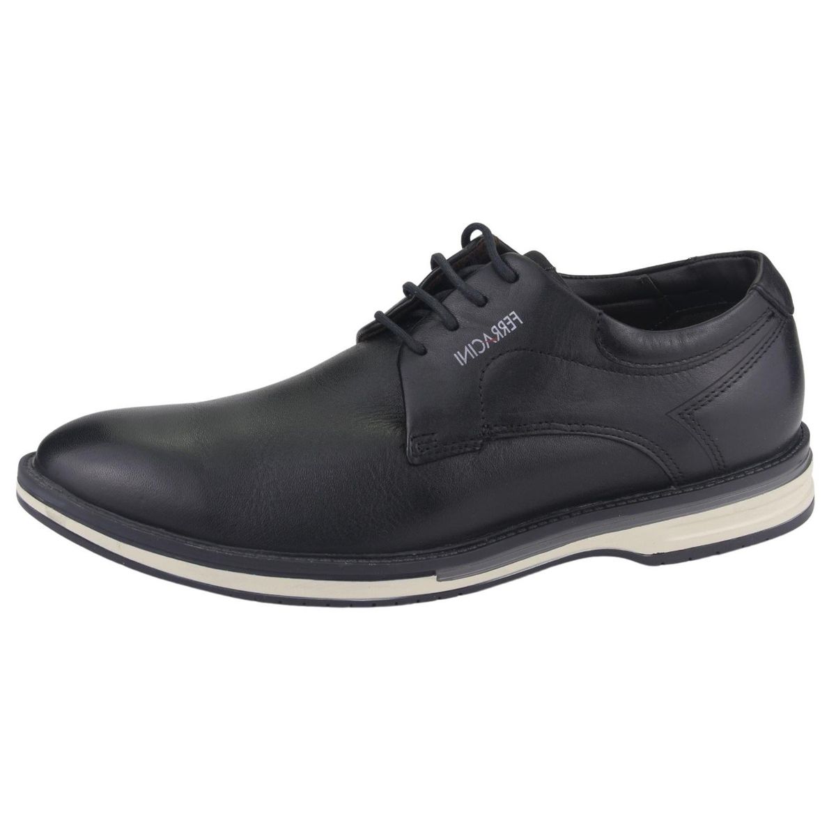 FERRACINI - Zapato Hombre Cuero Negro Ferracini 3261
