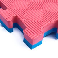 Plancha Tatami 1mt x1mt x2cm Rojo/azul