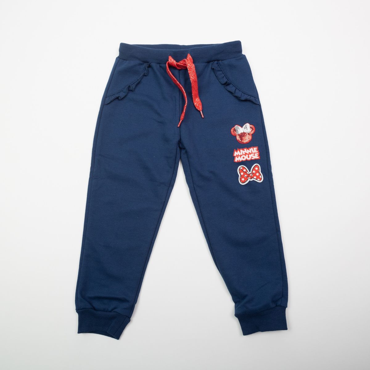 DISNEY - Pantalon De Buzo Niña Minnie Lazo Iconos Azul Disney
