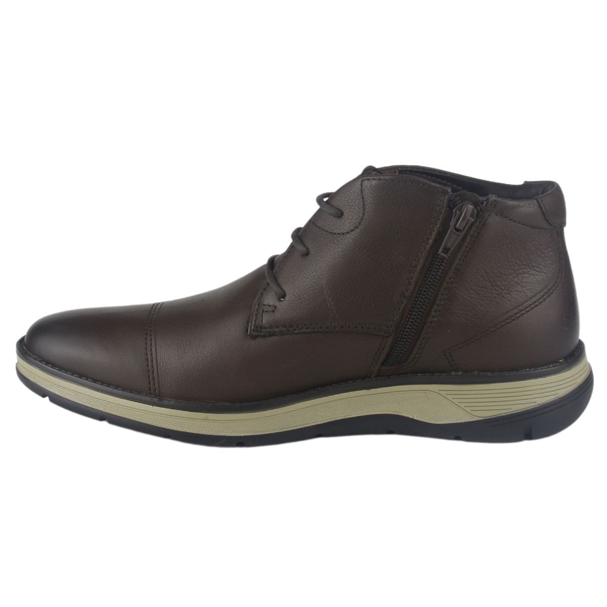 FERRACINI - Botin Hombre Café Claro Casual Ferracini 5542
