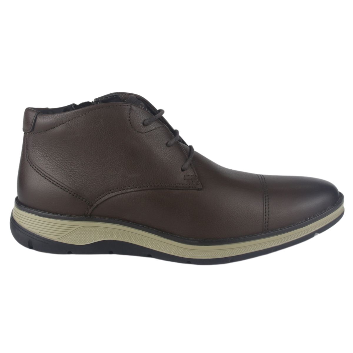 FERRACINI - Botin Hombre Café Claro Casual Ferracini 5542